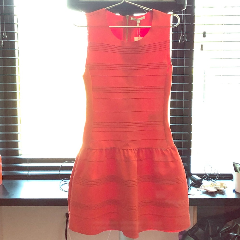 Maje dress in coral red Size 1/US Small